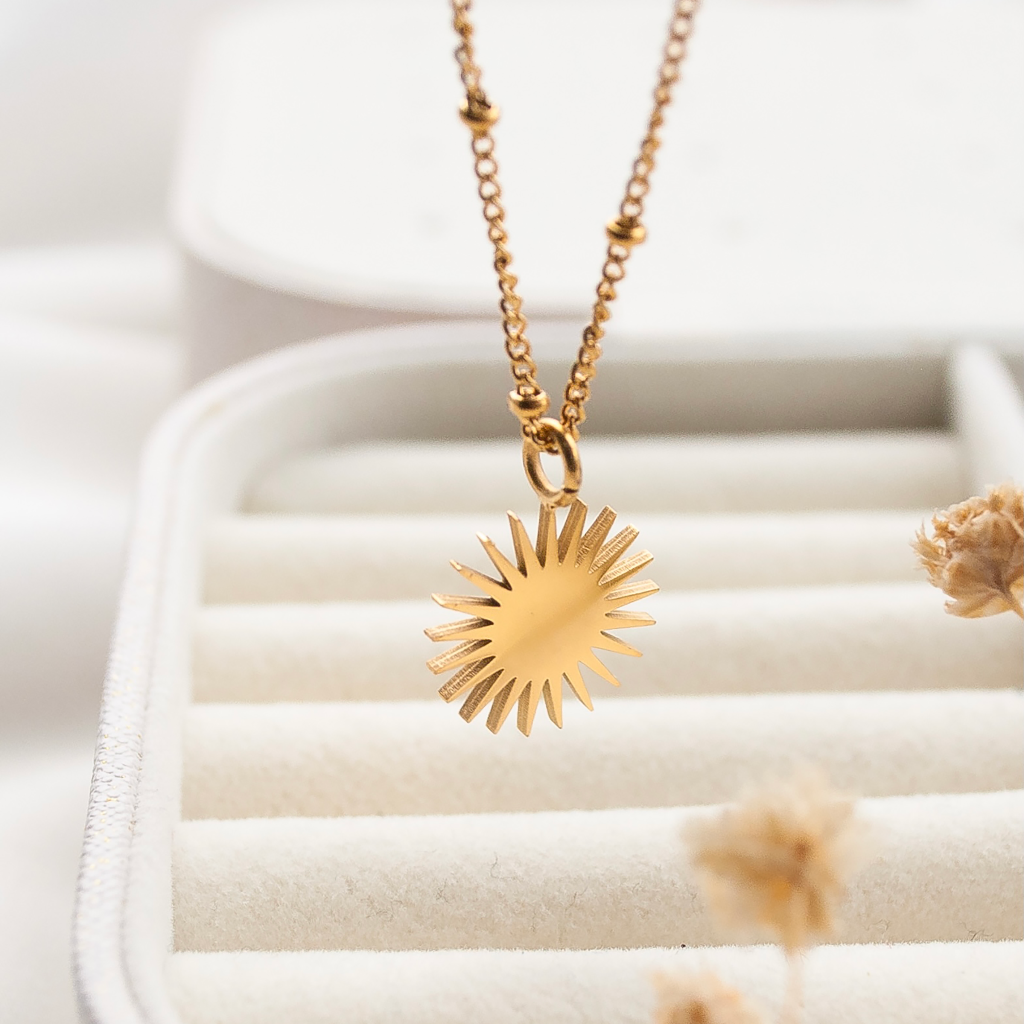 Sun necklace on sale