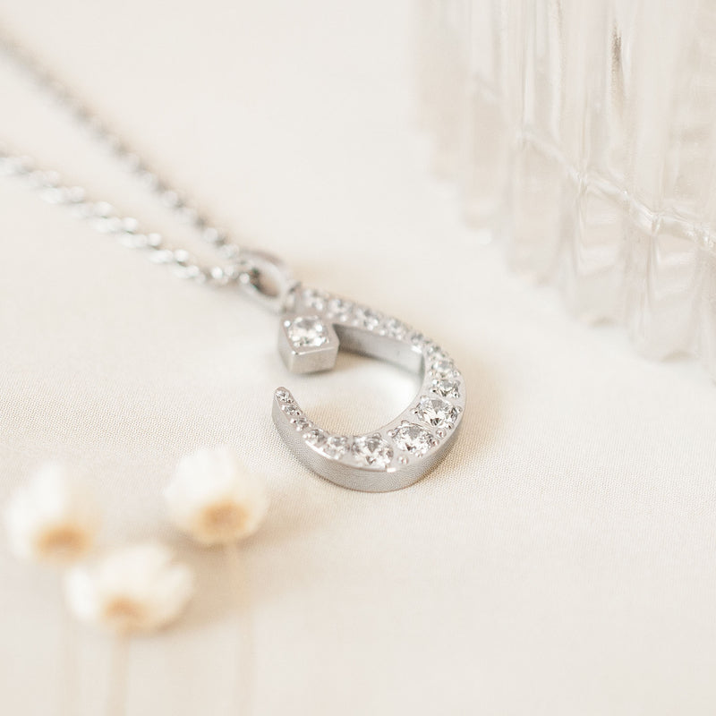 Diamond Letter Necklace