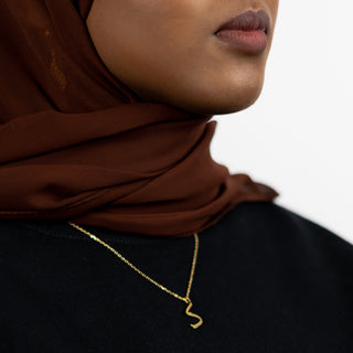 Arabic Letter Necklace - Choose your letter